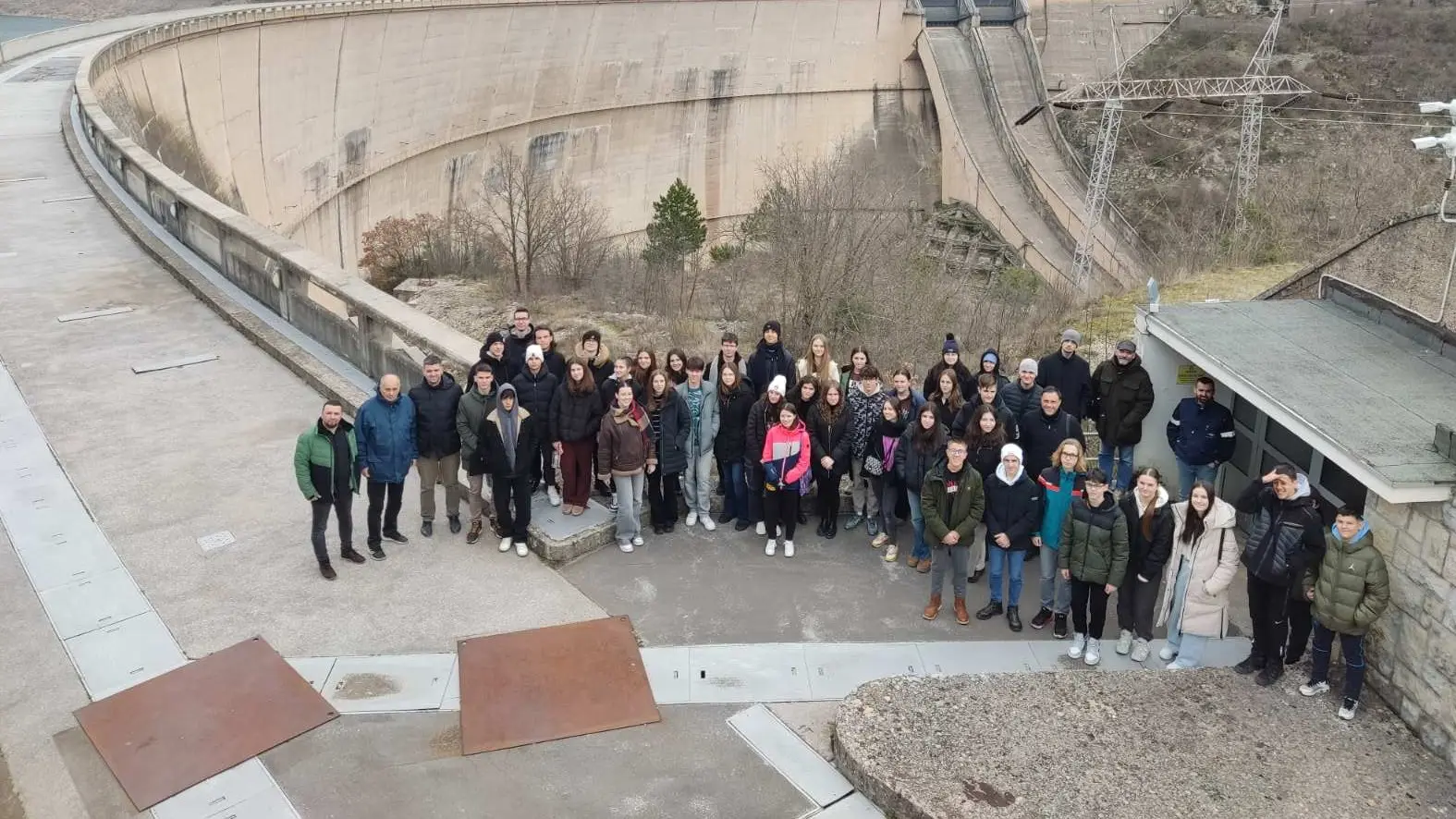 Fizičari u posjeti Hidroelektrani „Trebinje 1“