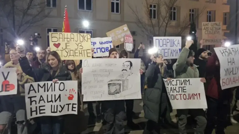 Skup studenata u Banjaluci