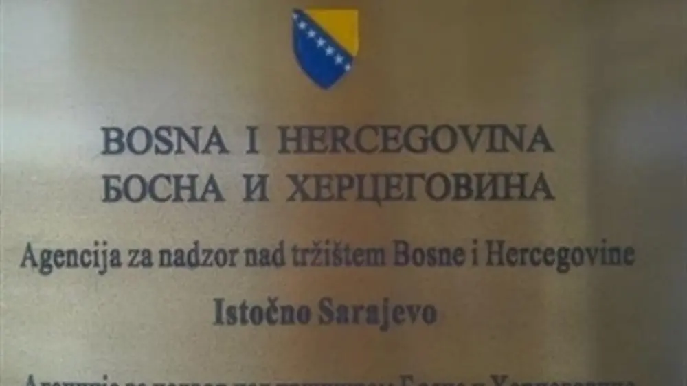 agencija za nadzor nad tržištem BiH