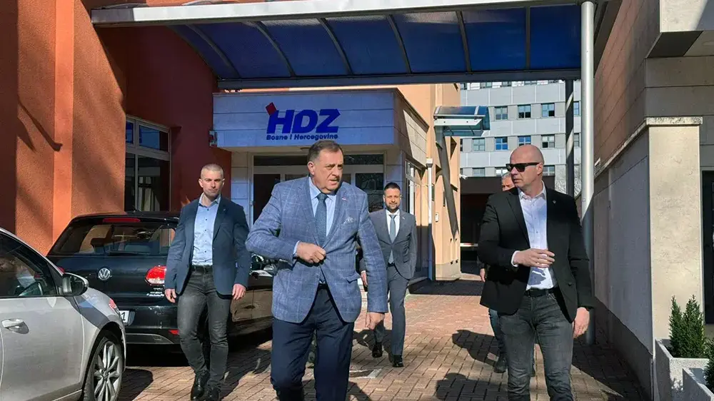 Dodik se sastao s Čovićem u Mostaru