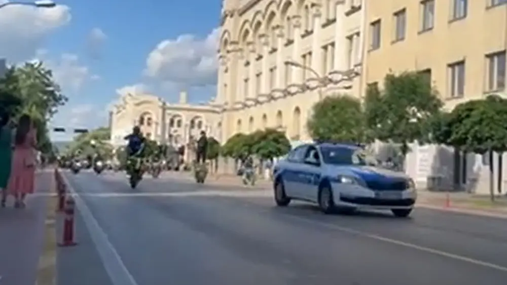 Defile bajkera u Banjaluci
