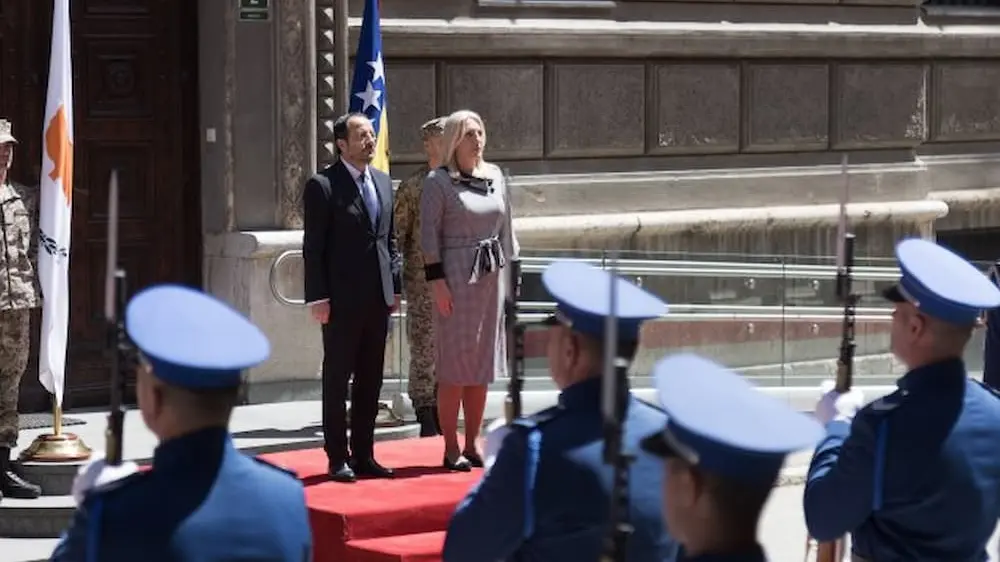 Željka Cvijanović i Nikos Kristodulides