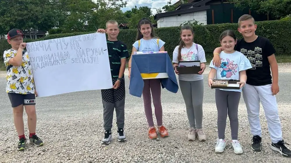 Učenici četvrtog razreda Osnovne škole "Desanka Maksimović"