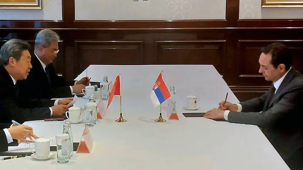Aleksandar Vulin i Čen Venćing