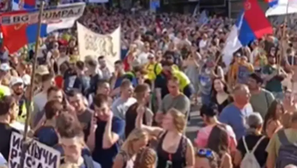 Protest na Slaviji
