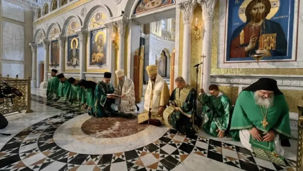 Ruka Svetog Save ispraćena za manastir Mileševu