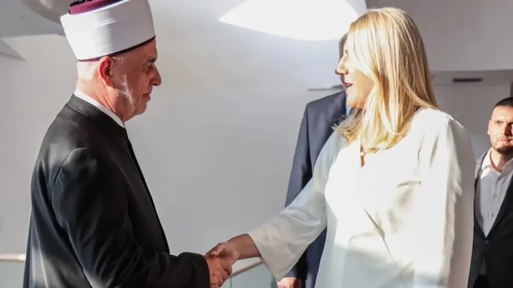 Željka Cvijanović i reis Husein Kavazović