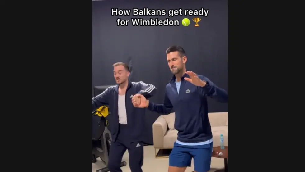 (VIDEO) Đoković uz kolo vrši posljednje pripreme za Vimbldon