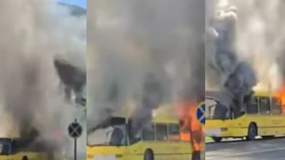 Izrgorio autobus u Sarajevu
