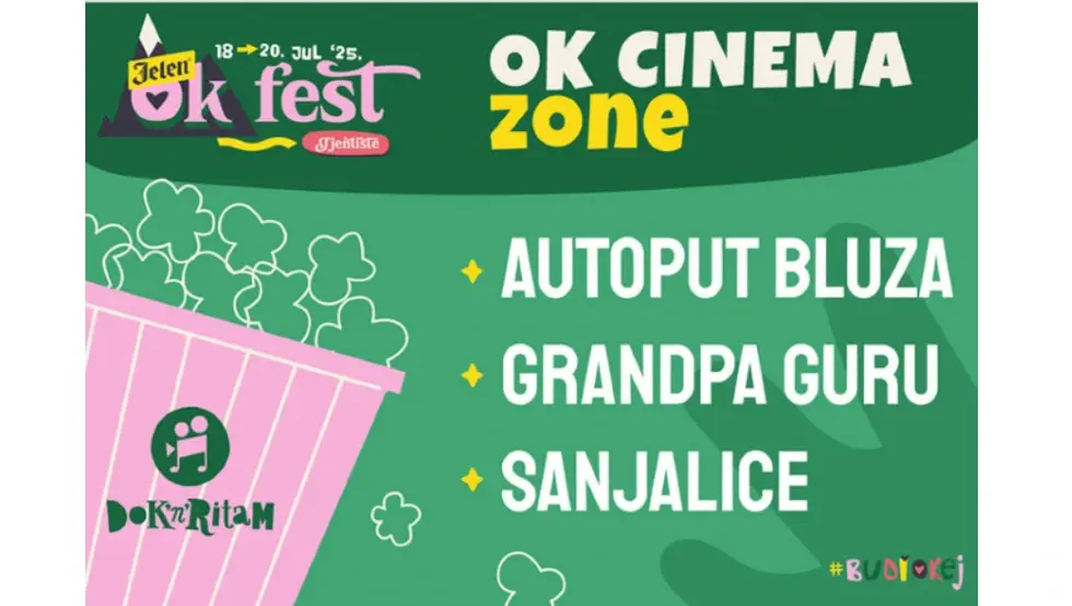 OK Cinema Zona na Jelen OK Festu - Tjentište postaje bioskop pod zvijezdama