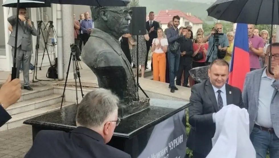 Otkrivena bista Vitaliju Čurkinu u Istočnom Sarajevu