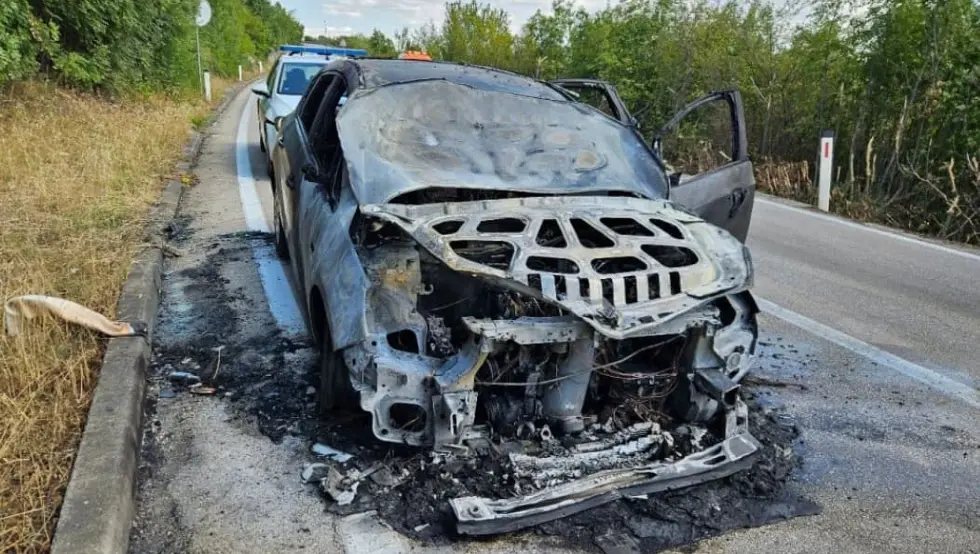 Izgorio automobil