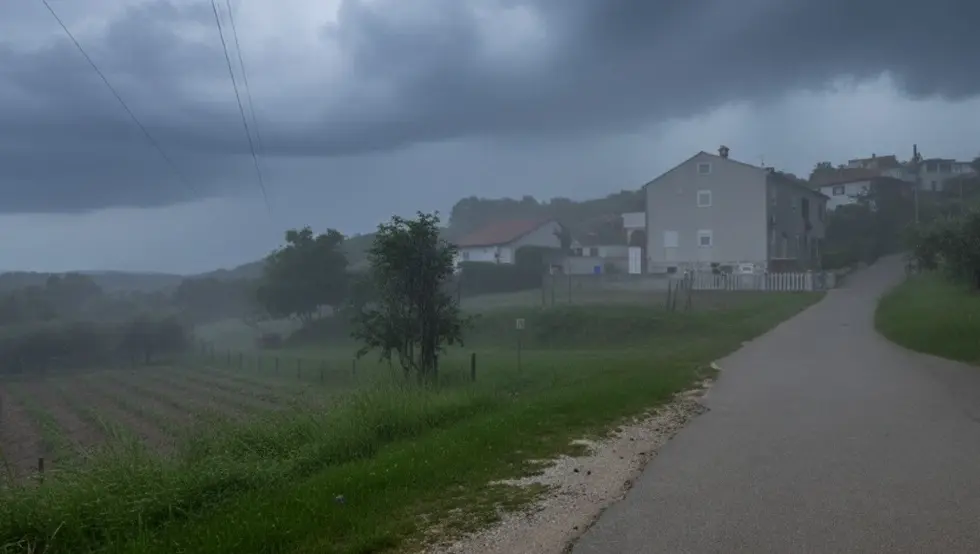 (VIDEO) Olujno nevrijeme zahvatilo Istru