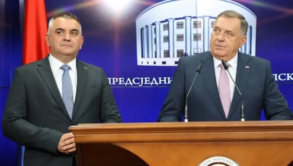 (UŽIVO) Konferencija za novinare Dodika i Minića