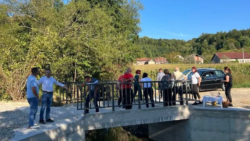 Most u selu Ševarlije u Kozarskoj Dubici