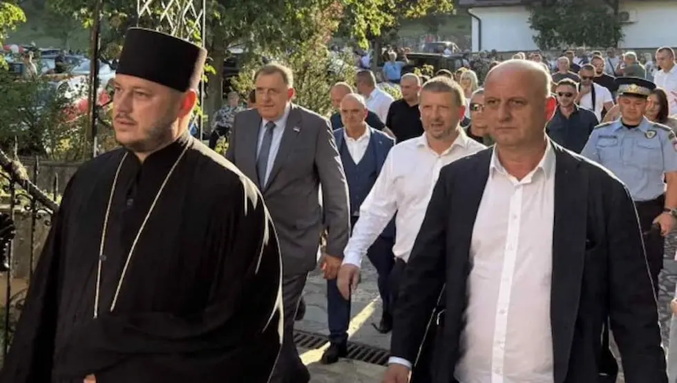 Dodik na saboru kod manastira Svetog Nikole na Ozrenu