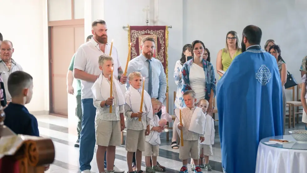 Petorica braće porijeklom iz Rusije kršteni u Srpskoj