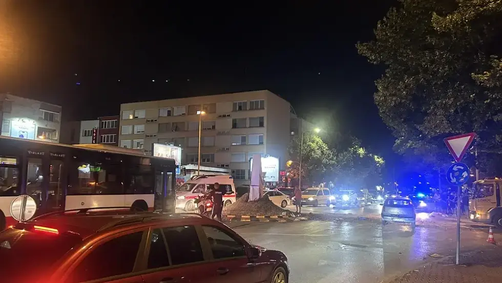 Udes kod kružnog toka Štipaljka