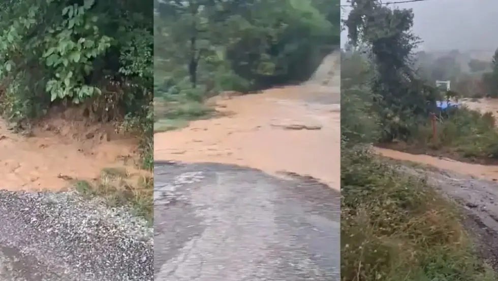 Kiša paralisala dio BiH: Putevi poplavljeni, grom udario u drvo