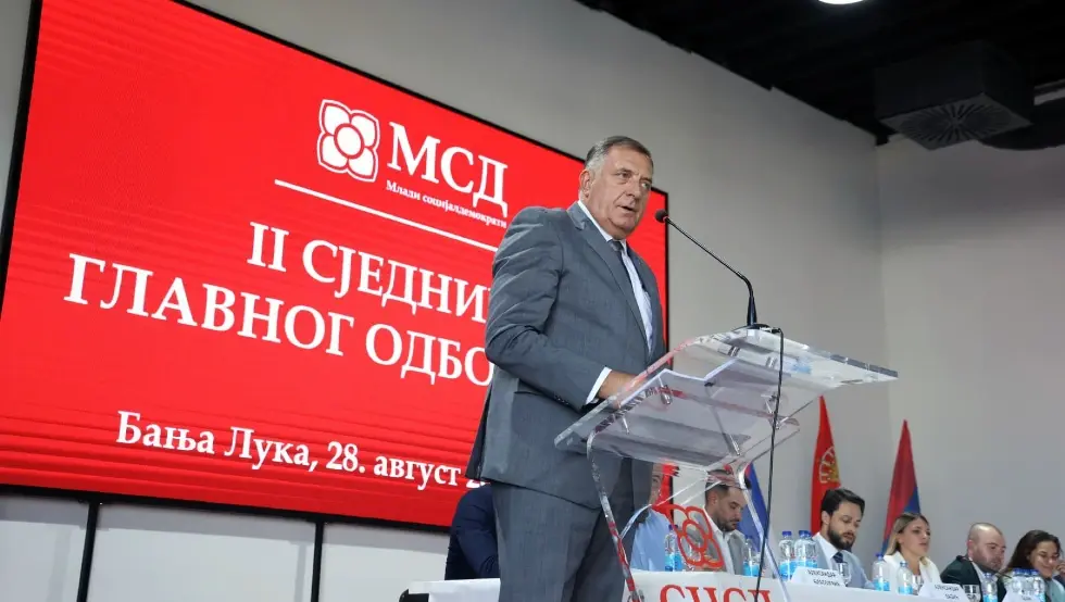 MSD: Odbačena presuda protiv predsjednika Milorada Dodika