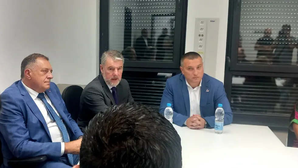 Dodik i Šeranić u Trebinju, posjetili novu Bolnicu u izgradnji