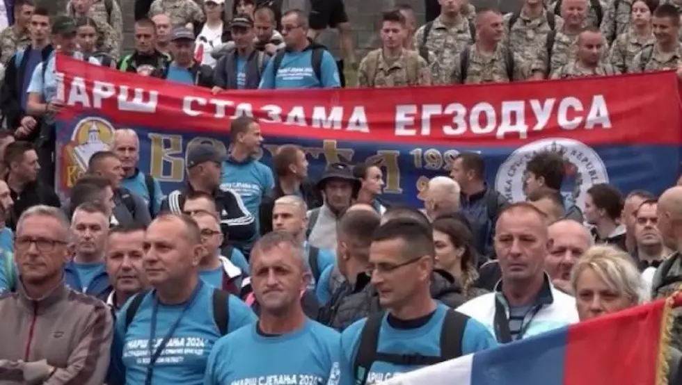 Učesnici marša “Stazama egzodusa” krenuli iz Tumara ka Stogu