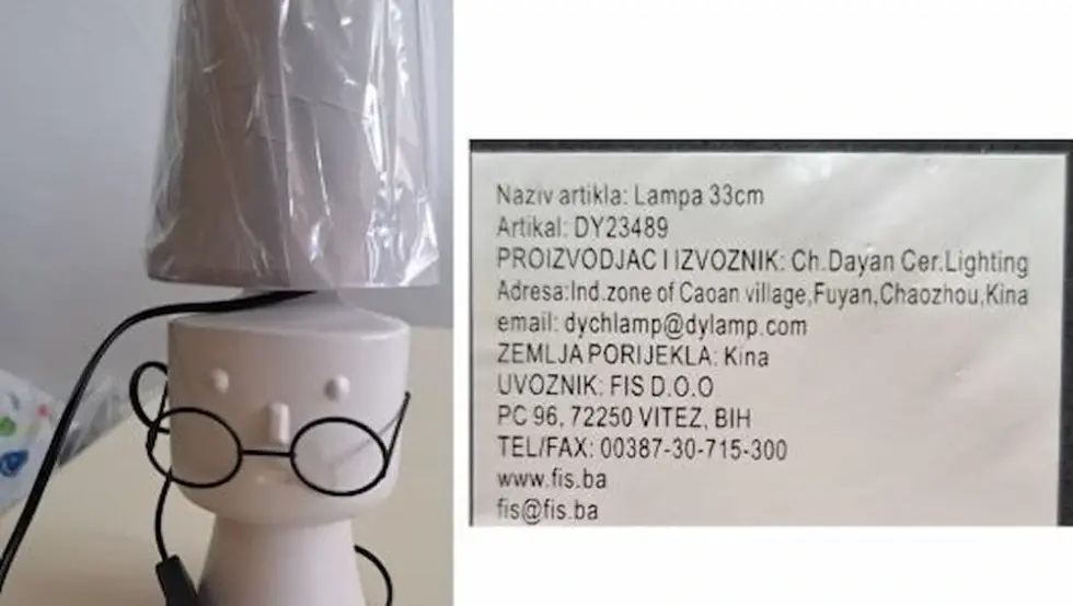 Zbog opasnosti od strujnog udara: Sa tržišta BiH povučena dječija svjetiljka
