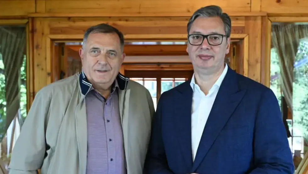 Aleksandar Vučić i Milorad Dodik