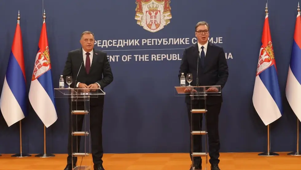 Milorad Dodik i Aleksandar Vučić