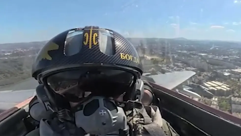 Snimak francuskog Rafala iz kokpita srpskog Miga-29