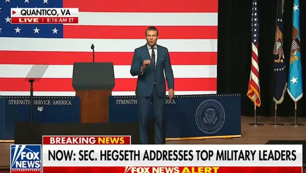Govor šefa Pentagona američkim generalima: Naša misija je ratovanje i pripreme za rat