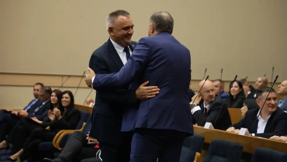 Milorad Dodik i Savo Minić