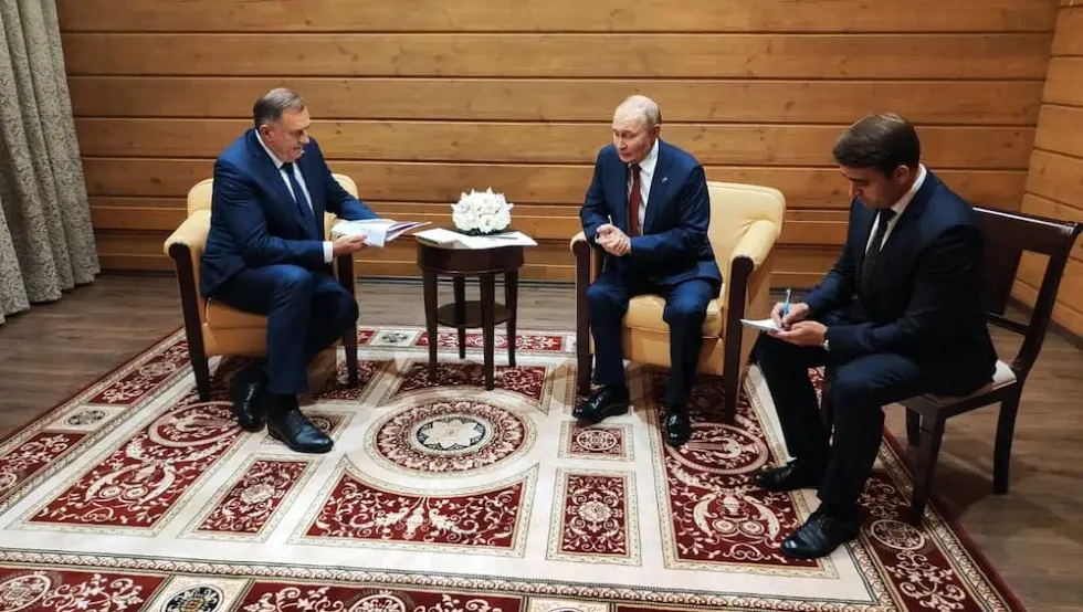 Milorad Dodik i Vladimir Putin