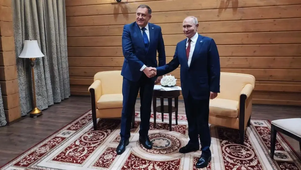 Milorad Dodik i Vladimir Putin