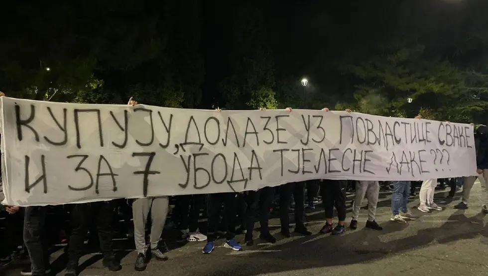 Црна Гора протест