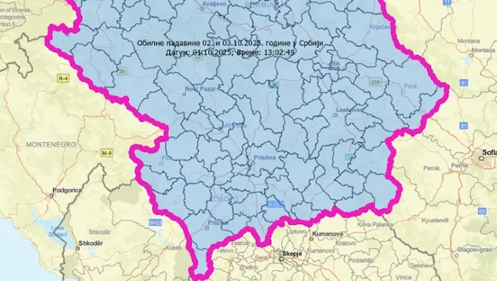 upozorenje Srbija
