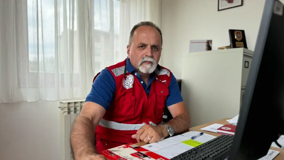 Руководилац Службе тражења Црвеног крста Републике Српске Милош Пурковић.