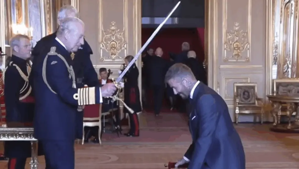 Дејвид Бекам званично проглашен витезом