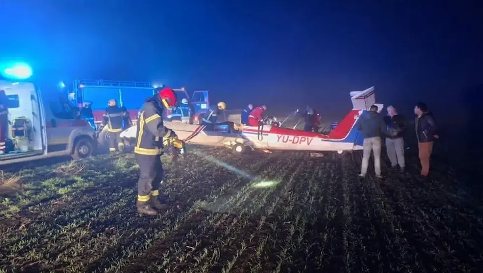 Пао авион у Србији