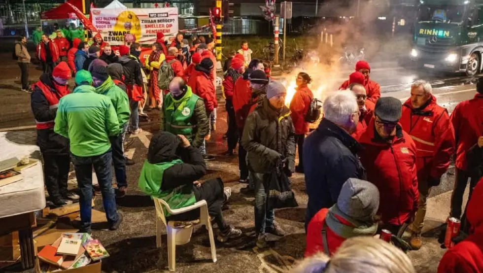 Белгија штрајк