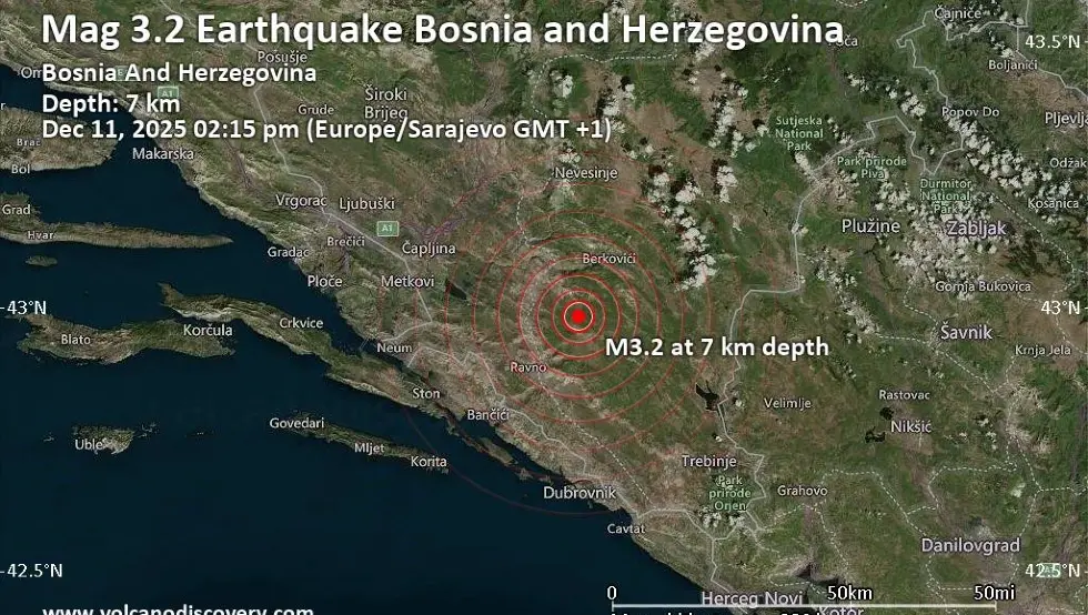 земљотрес херцеговина