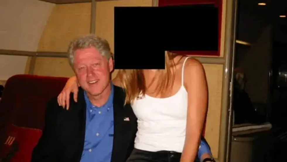 Клинтон са непознатом дјевојком