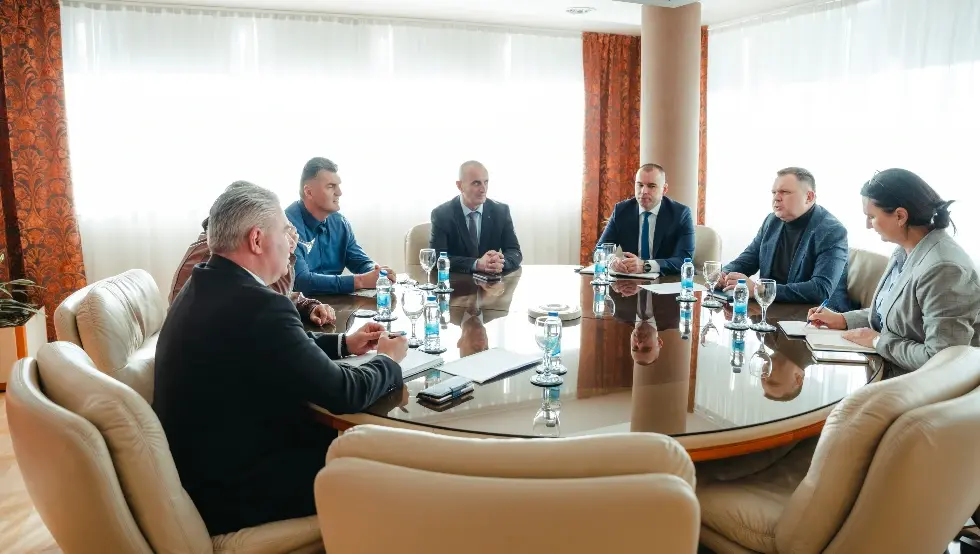 Будимир са руководством Синдиката радника унутрашњих послова