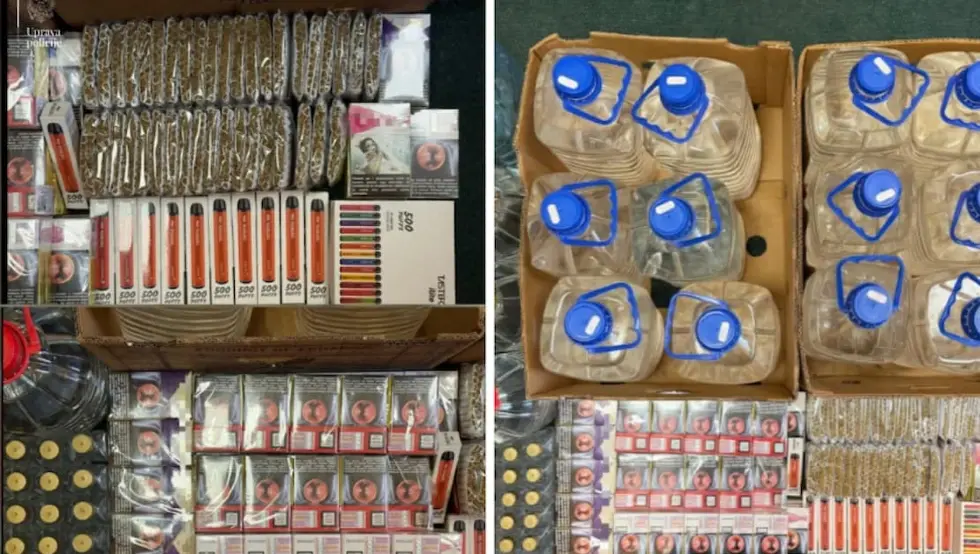 заплијењена дуван и алкохол