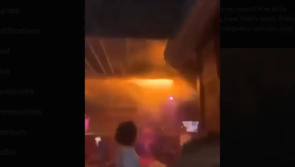 (УЗНЕМИРУЈУЋИ ВИДЕО) Нови снимак пожара у Швајцарској, младић џемпером покушао да угаси ватру