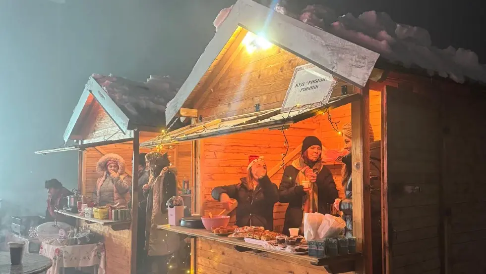 зима рибник