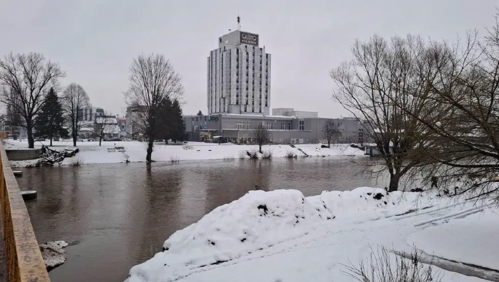 Благи пораст водостаја Сане и Гомјенице
