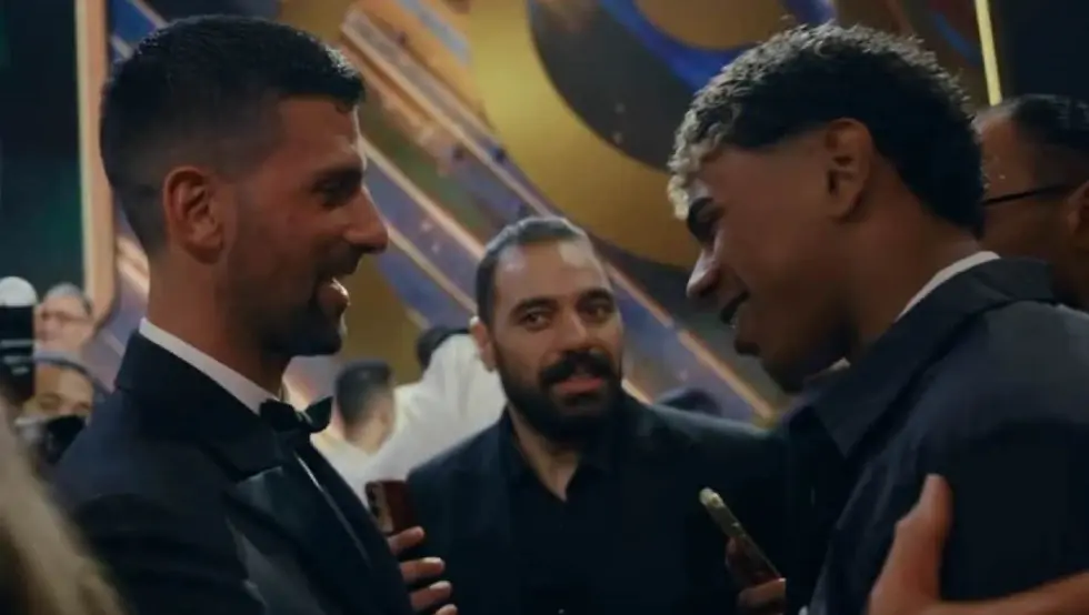 (VIDEO) Ђоковић обрадовао сина фотографијом са Ламином Јамалом