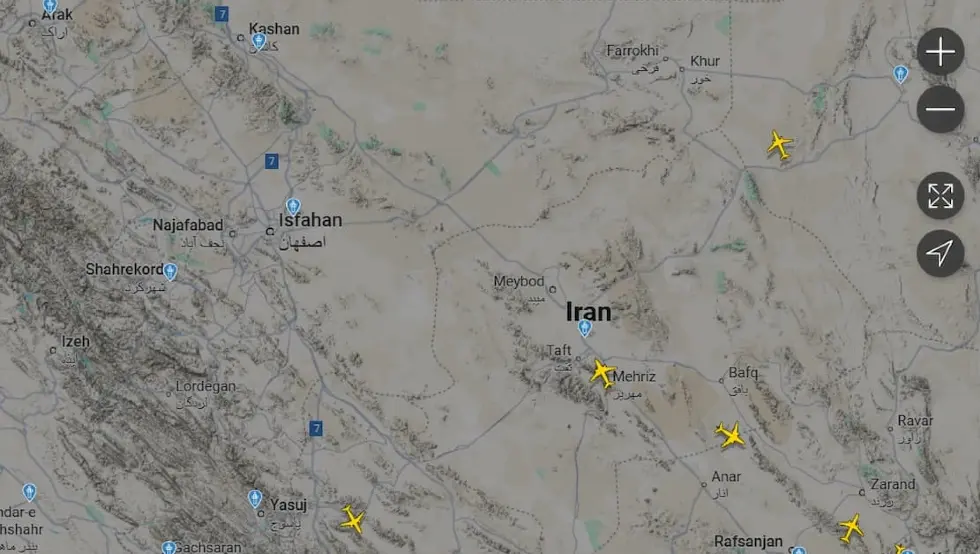 Иран ваздушни простор