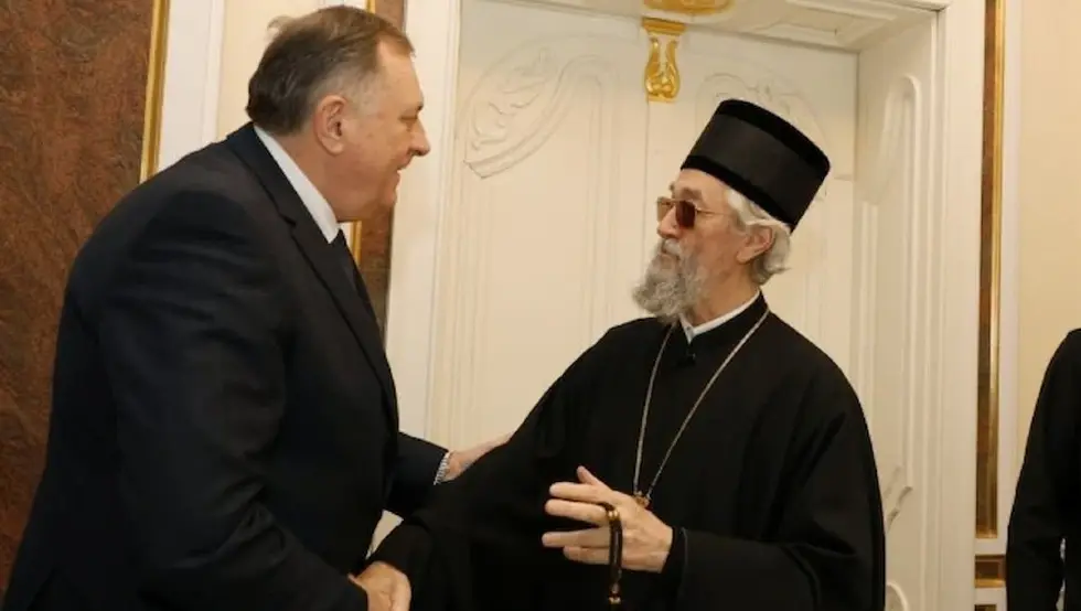 Додик након састанка са митрополитом Јефремом: Подржавамо изградњу свих објеката који су важни за СПЦ